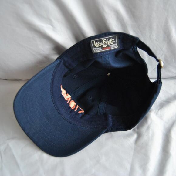 Stoners Blue Orange Headshot Dad Hat w/ Adjustable Strap - Picture 4 of 8